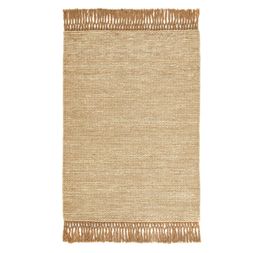 Helga Tassled Jute Rug, Natural - 120 X 170cm