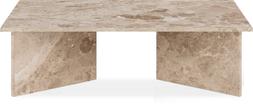 Vega Coffee Table, Latte Marble