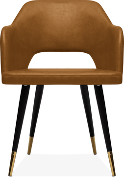 Raven Carver Dining Chair, Tan