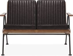 Wickham 2 Seater Sofa, Black