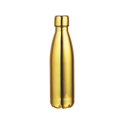 gold water bottle flask