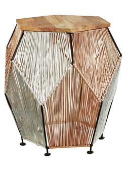 Hexagonal Thread Side Table