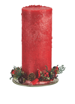 large cinnamon candle