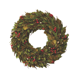 leaf and berry medium wreath