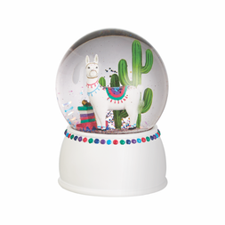 llama snowglobe