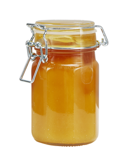 multi flower honey jar