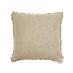 Linen Cushion With Fringe