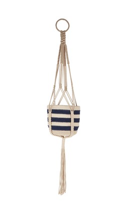 Homesense blue & cream macrame £12.99 (RRP £)