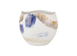 Homesense blue & cream plant pot £14.99 ( RRP £)