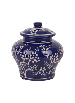 Homesense Blue Floral Pot £16.99