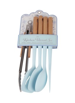 Homesense Blue Kitchen Ustensile Set £9.00