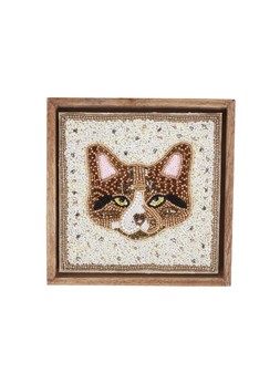 Homesense cat beaded portrait £12.99 (RRP £)