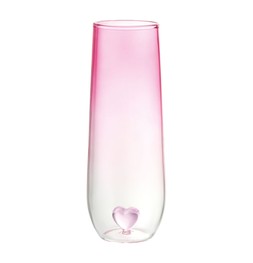 Glassware - Pink Ombre Stemless Glass &pound;5.99