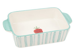 Homesense green stripes dish £4.99 (RRP £)
