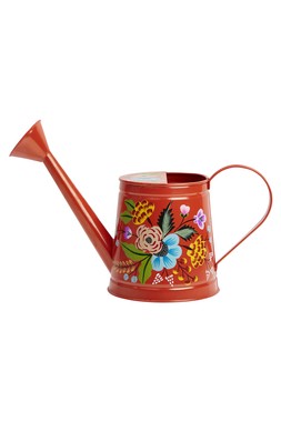 Homesense - RED WATERING CAN &pound;12.99