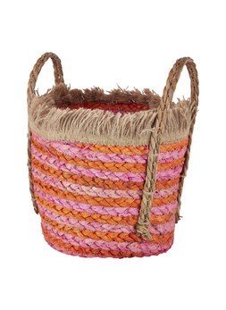 Homesense Pink & Orange Basket £7