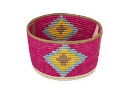 Homesense pink straw basket £9.99 (RRP £)
