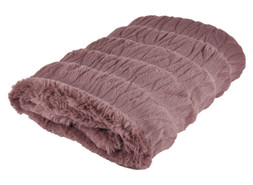 Homesense Purple Faux Fur Throw £24.99