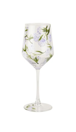 Homesense purple flowers glass £4.99 (RRP £)