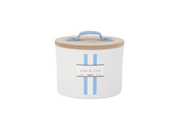 Homesense white & blue candle £9.99