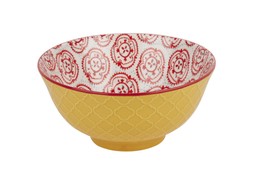 Homesense Yellow & Red Bowl £3.99 ( RRP £8.29)