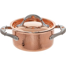 16cm copper hammered saucepan 139.99