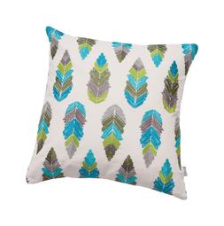 Blue Feather Cushion