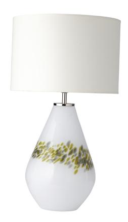 White & Green Lamp