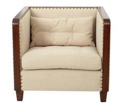 Armchair with Stud Detail
