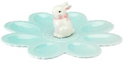 Easter Egg Plate with Rabbit