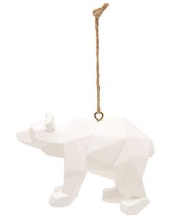 Geometric Polar Bear Bauble