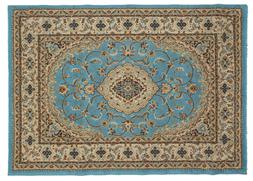 Blue and Beige Rug