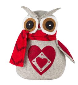 Christmas Owl Doorstop