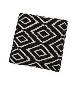 Monochrome Geometric Cushion