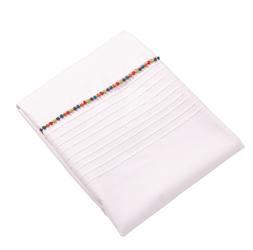 Duvet Cover with Multi Colour Pom Pom Trim