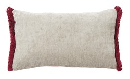 Wine and Grey Cushion