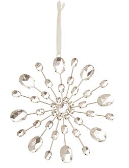 Silver Snowflake Bauble