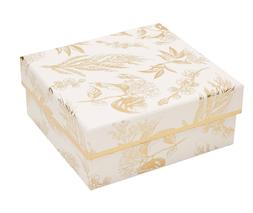 White Floral Box