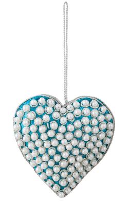Pearl Heart Tree Decoration