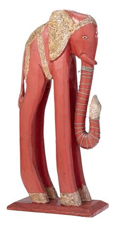 Red Elephant Ornament