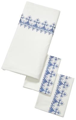 Blue and White Bedlinen