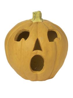 Orange Pumpkin Face