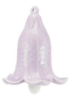 Purple Ceramic Hanging Flower
