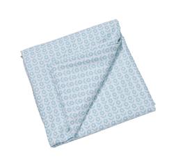 Blue Patterned Bedspread
