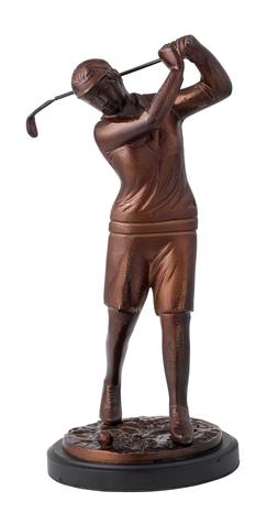 Golfing Statue