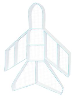 Airplane Shelf Unit