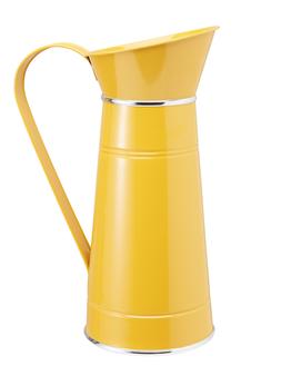 Orange Metal Jug