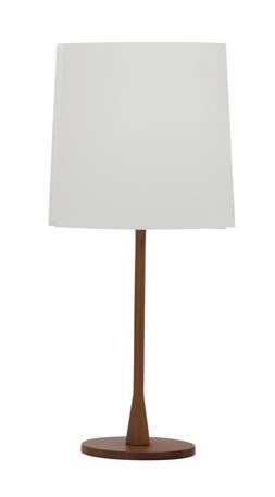 White Wooden Table Lamp