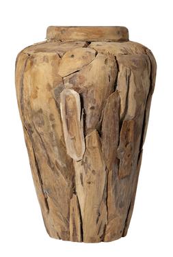 Carved Wood Vase
