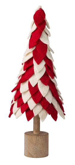Red & White Small Christmas Tree